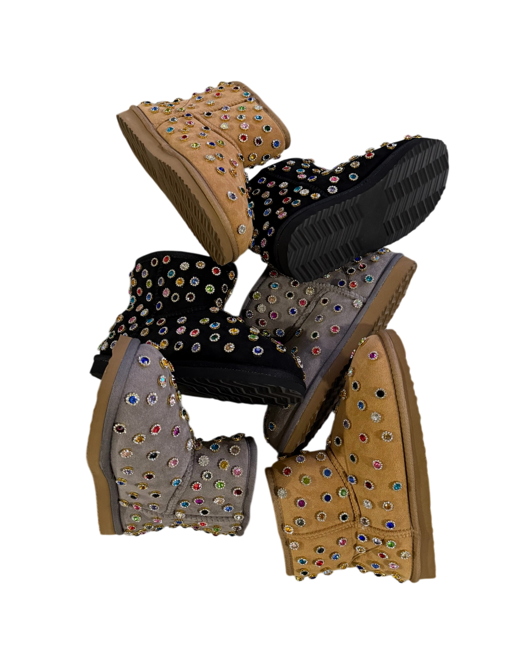 Multi-Color Gemstone Boots Bundle